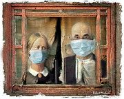 Distancing Thru The Window Photograph by Robert Michaels