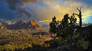 Distant Mountains Photograph by Peter Cutler