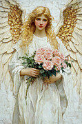 Divine Angel Of Mercy Painting by Tina LeCour Divine Angel Of Mercy Painting by Tina LeCour