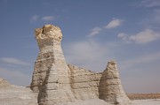 Dog Shaped Monument Rock in Kansas Photograph by Granny B Photography