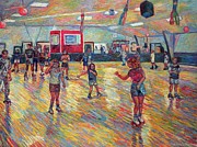Dominion Skating Rink Painting by Kendall Kessler