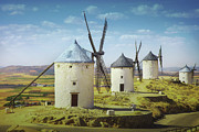 Don Quixote windmills. Spain Photograph by Stefano Orazzini