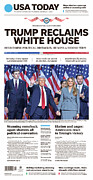 Donald Trump Wins 2024 USA Today Commemorative Cover Digital Art by Gannett