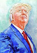 Donald Trump With A Wounded Ear Painting by We The People Prints Donald Trump With A Wounded Ear Painting by We The People Prints