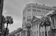 Downtown Charleston South Carolina Black And White Photograph by Dan Sproul Downtown Charleston South Carolina Black And White Photograph by Dan Sproul