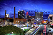 Downtown Winston-Salem Skyline Photograph by Bryan Rierson Downtown Winston-Salem Skyline Photograph by Bryan Rierson