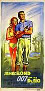 ''Dr. No'', 1962-h Mixed Media by Retro Movie Posters