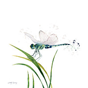 Dragonfly Painting by Melly Terpening