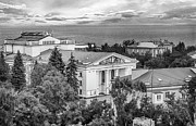 Drama Theater in Mariupol Pyrography by Anna Rumiantseva
