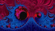 Dramatic Blue and Red Fractal Waves Digital Art by Shelli Fitzpatrick Dramatic Blue and Red Fractal Waves Digital Art by Shelli Fitzpatrick