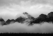 Dramatic Canadian Rockies Black And White Photograph by Dan Sproul Dramatic Canadian Rockies Black And White Photograph by Dan Sproul