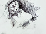 Drawing of a Woman 48 Drawing by Veronica Huacuja