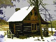 Dream Cabin Painting by Vallee Johnson