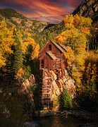 Dreamy Autumn Sunset Crystal Mill Colorado Photograph by Dan Sproul Dreamy Autumn Sunset Crystal Mill Colorado Photograph by Dan Sproul