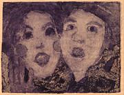 Dresden Dolls Mixed Media by Tiffany DiGiacomo Dresden Dolls Mixed Media by Tiffany DiGiacomo