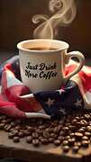 Drink More Coffee Digital Art by Greg Joens