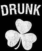 Drunk St Patricks Day Group Digital Art by Flippin Sweet Gear