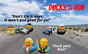 Ducks on da Run Photograph by Lee Darnell