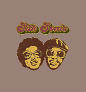 Duo Singer Silk Sonic Digital Art by Kirania Finest