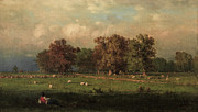 Durham Connecticut Painting by George Inness