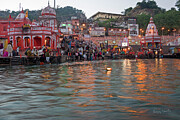 Dusk At Ghat-1, Haridwar Photograph by Sanjay Marathe