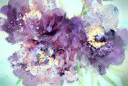 Dusty Purple Camellias in Watercolor Digital Art by Susan Maxwell Schmidt Dusty Purple Camellias in Watercolor Digital Art by Susan Maxwell Schmidt