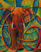 Dynamic Elephant - 3D Painting by Ricardo Chavez-Mendez Dynamic Elephant - 3D Painting by Ricardo Chavez-Mendez
