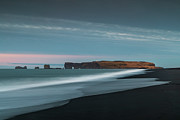 Dyrholaey From Reynisfjara Beach, Iceland Photograph by Adrian Hendroff
