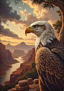 Eagle Canyon Digital Art by Greg Joens