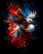 Eagle's Ascent Digital Art by Max Freeman