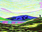 Early Morning At Balestrand Painting by Rod Whyte