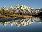 Early Morning at Schwabacher Landing, Grand Teton National Park, Photograph by Dawna Moore Photography