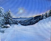 Early Morning Stowe Painting by Lisa Burlinson