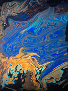 Earth - A Modern Art Interpretation Painting by Evjenia Psarris Earth - A Modern Art Interpretation Painting by Evjenia Psarris