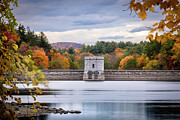 East Branch Reservoir in the Fall Photograph by Dave King