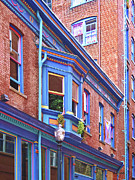 Easton PA - Street With Bay Window Photograph by Susan Savad Easton PA - Street With Bay Window Photograph by Susan Savad
