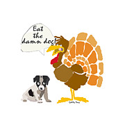 Eat the Damn Dog Digital Art by Gabby Tary