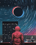 Eclipse Painting by Scott Listfield