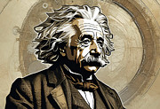 Einstein Photograph by Mark Miller