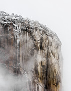 El Capitan in the fog Photograph by Rudy Wilms
