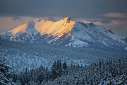 Electric Peak at Sunset, Yellowstone National Park Photograph by The Yellowstone Collection