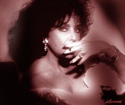 Elizabeth Taylor 7 ROSE . Culver City, CA 1987 Photograph by Gary Bernstein