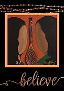 Embracing Sisters Painting by Charles Young