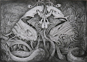 Emrakul Drawing by Otto Rapp