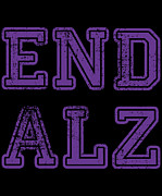 End ALZ Alzheimers Digital Art by Flippin Sweet Gear