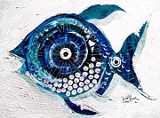 Enter the Icehole Fish Painting by J Vincent Scarpace