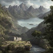 Estate with a View Digital Art by Sterling and Thorn