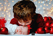 Eternal Christmas present Painting by Rafael Salazar