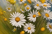 Everette Daisies Digital Art by Sterling and Thorn