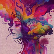 Expanding Mind Digital Art by Joshua Barrios